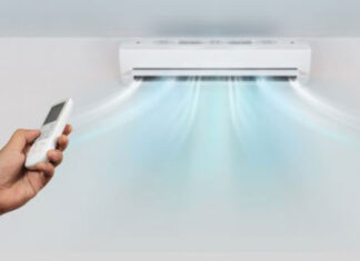 Oblodzona klimatyzacja